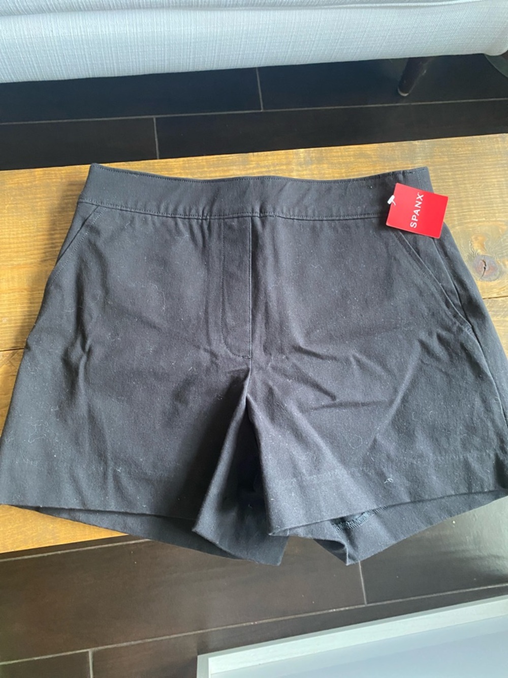 SPANX Classic Black Polished 4" short S/P NWT - Picture 3 of 9